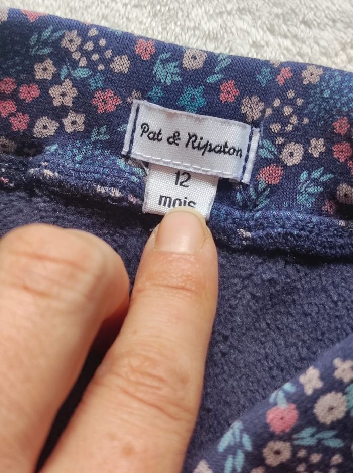 Pantalon imprimé fleurie 12mois - photo numéro 3