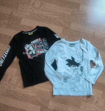 Lot 2 T shirts manches longues