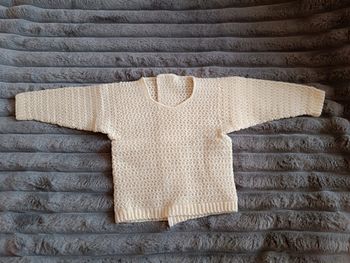 Pull en laine Vintage 1975-80 🇨🇵 T. 3-6mois Mixte