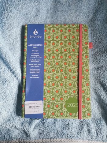 Agenda semainier notes 2025