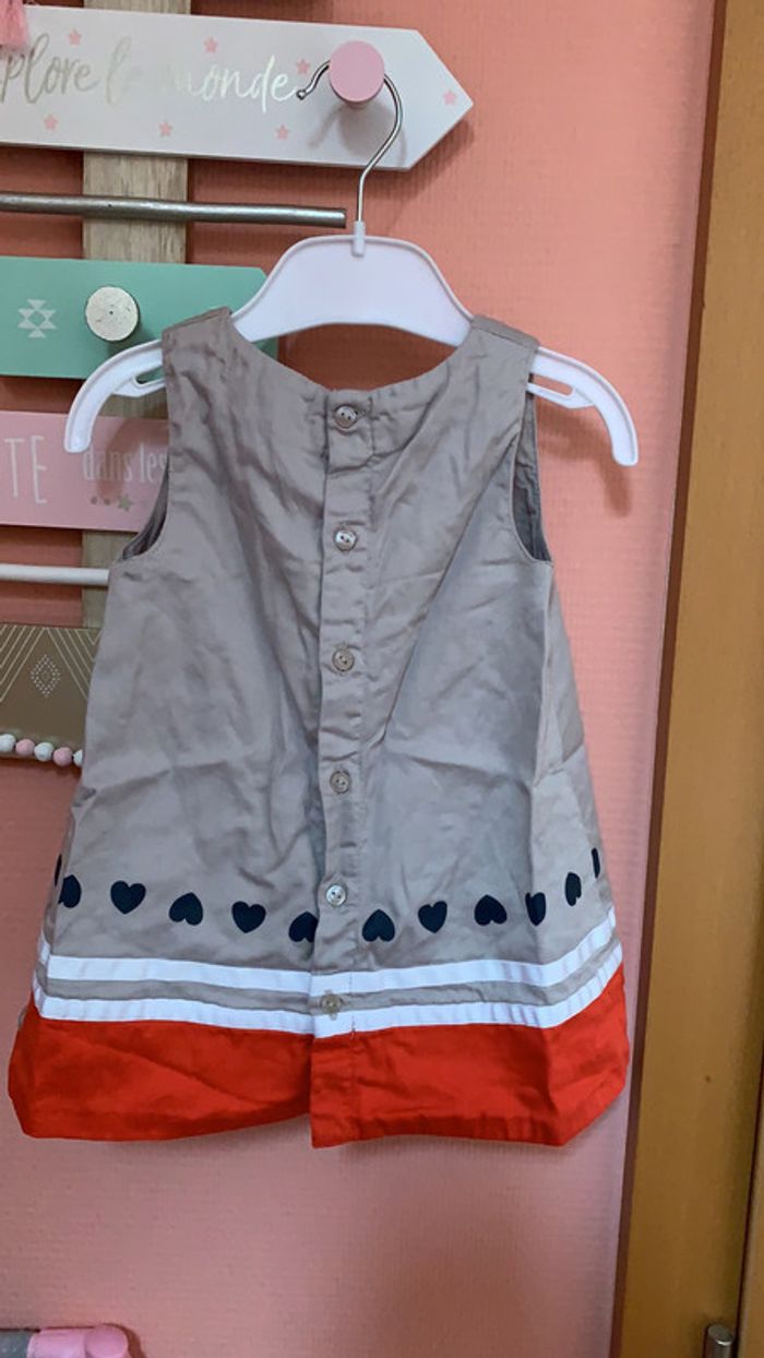Robe évasée obaibi taille 6 mois - photo numéro 2