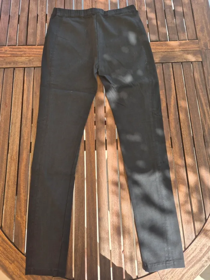 Pantalon noir taille elastique T.38 - photo numéro 3