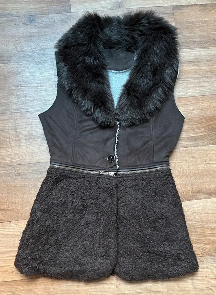 Jolie veste sans manches - transformable - taille 36 - photo numéro 9