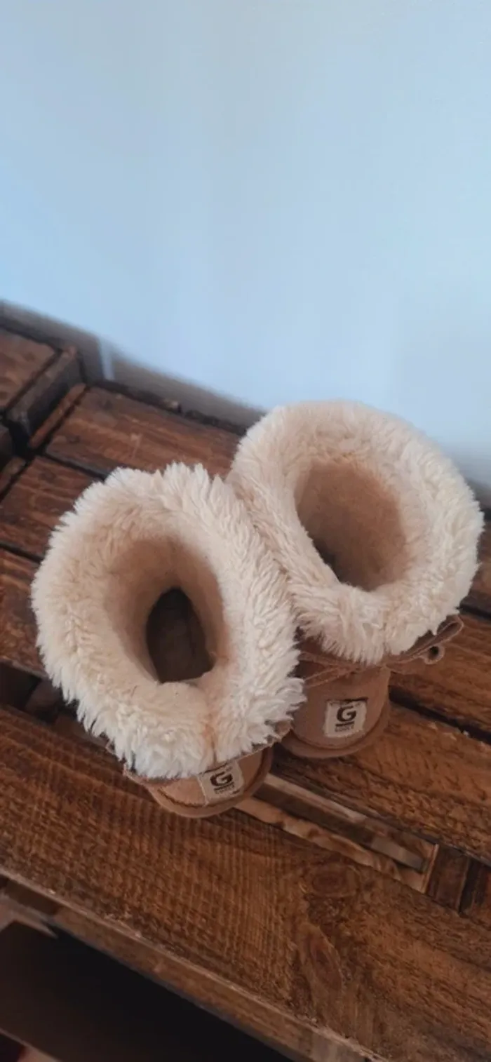 Bottines Gooce enfant – camel & beige - Taille 26 LA tendance - photo numéro 5