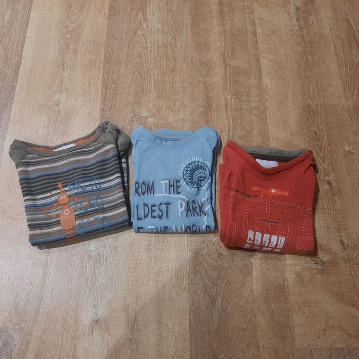 Lot de 3 tee-shirts manches longues 3 ans