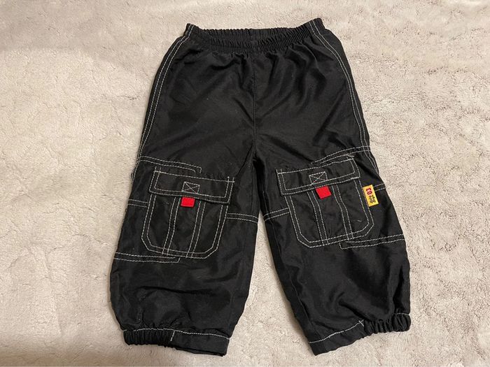 Pantalon noir doublé - 18 mois