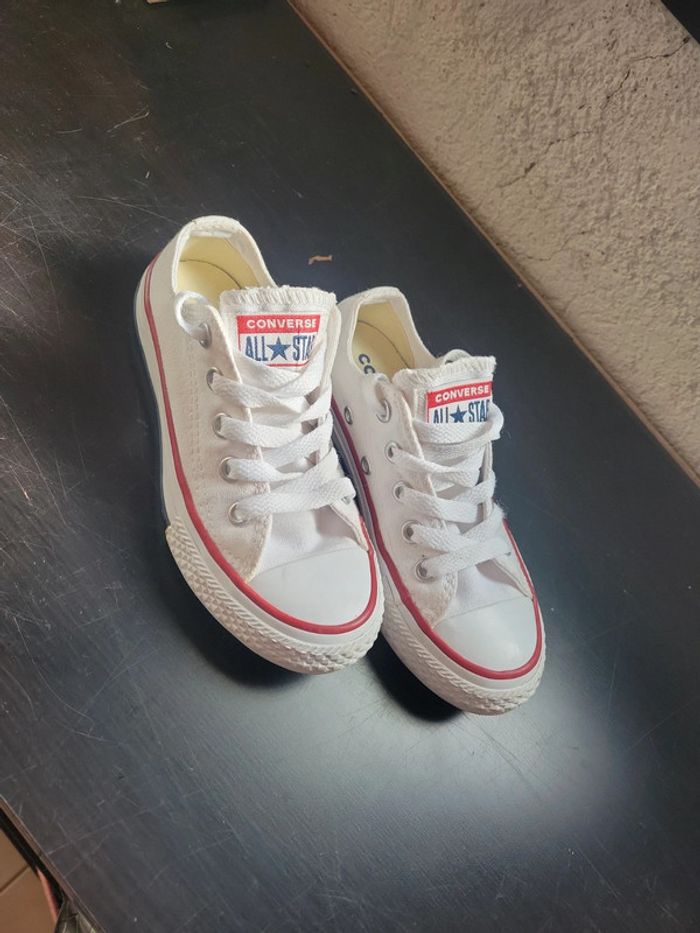 Basket converse blanche 28 - photo numéro 2