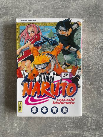 Manga Naruto tome 2 en version française.