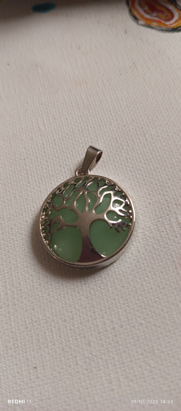 Pendentif en aventurine verte