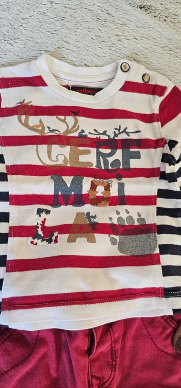 Ensemble Catimini 6 mois - photo numéro 2