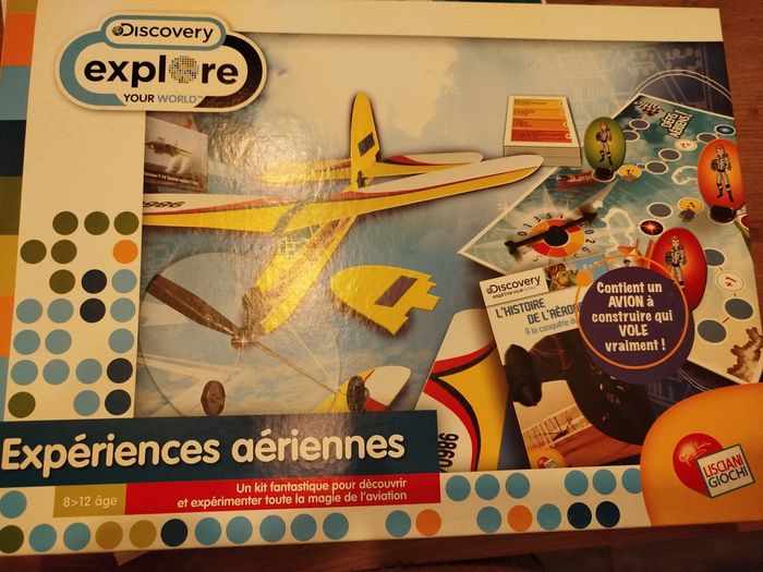 Jeu éducatif, créatif, Expériences aériennes, Lisciani Giochi, neuf sans étiquette.