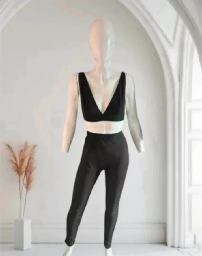 Ensemble sport noir