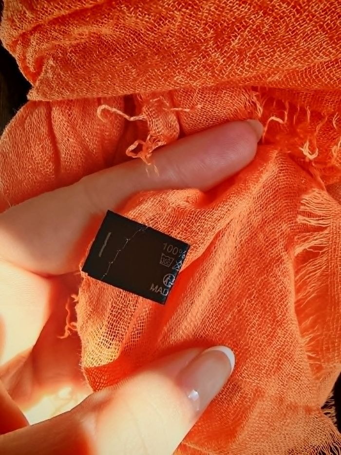 Écharpe - Orange - photo numéro 2