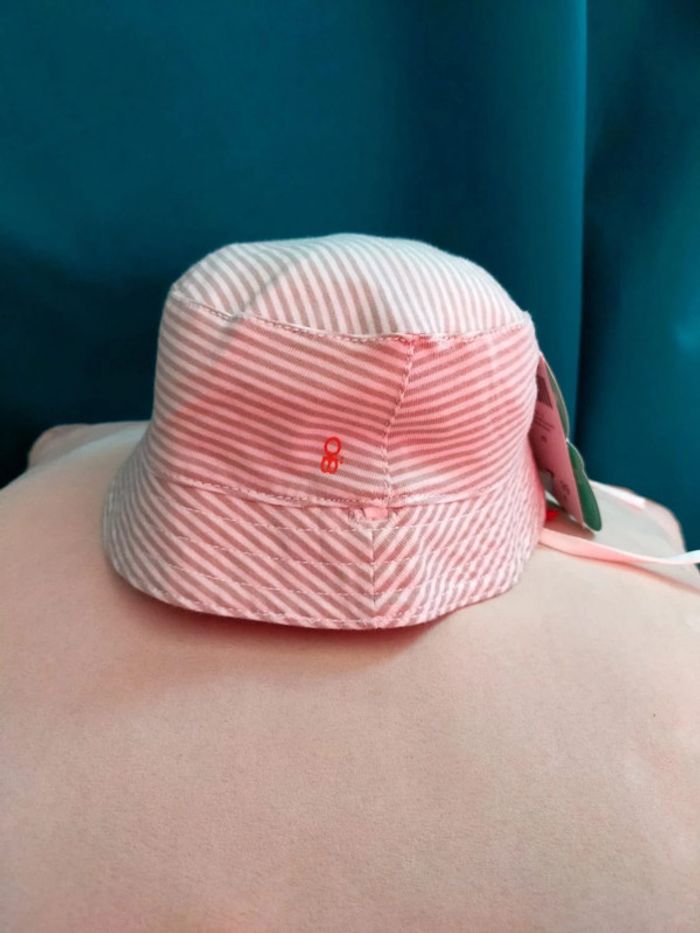 Bob réversible bébé fille Okaïdi - Taille 47 cm et 45cm