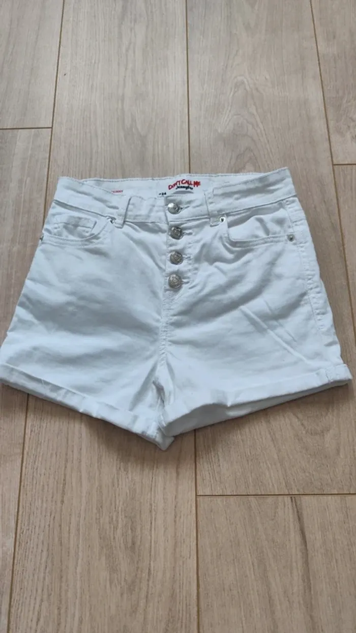 Short en jeans