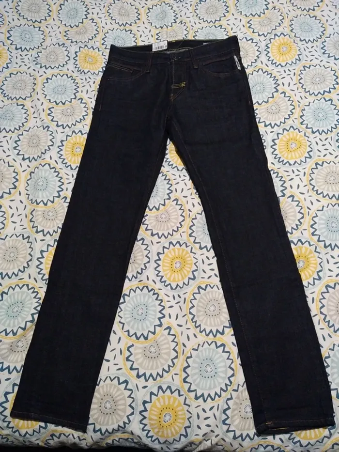 Jean blue bleu marine navy homme Meltin Pot