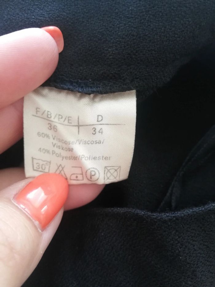 Jupe trapèze noir taille 36 - photo numéro 5