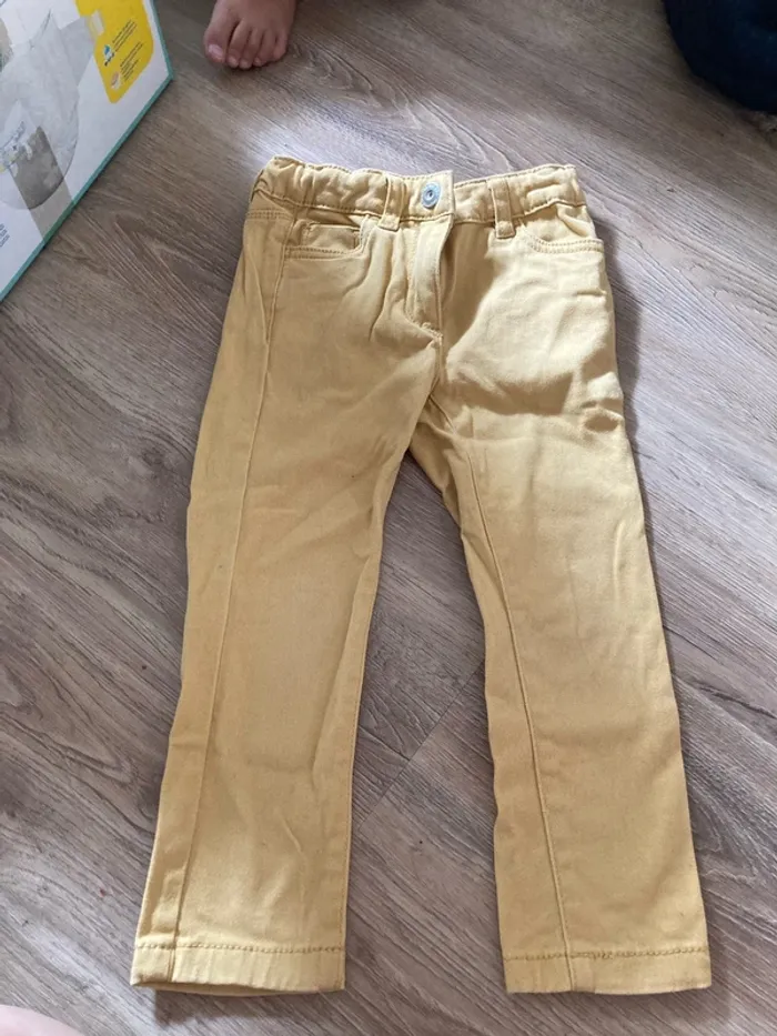 Pantalon jaune 2-3 ans tex