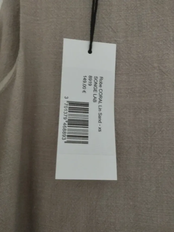 Robe longue en lin songelab taille XS - photo numéro 2