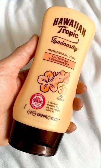 Soin Hawaiian Tropic Lotion Solaire sans l'oxybenzone et l'octinoxate