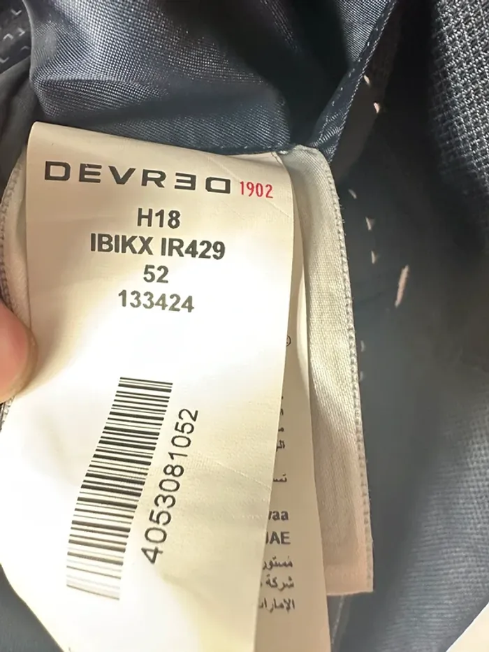 Veste costume devred bleu marine - photo numéro 2