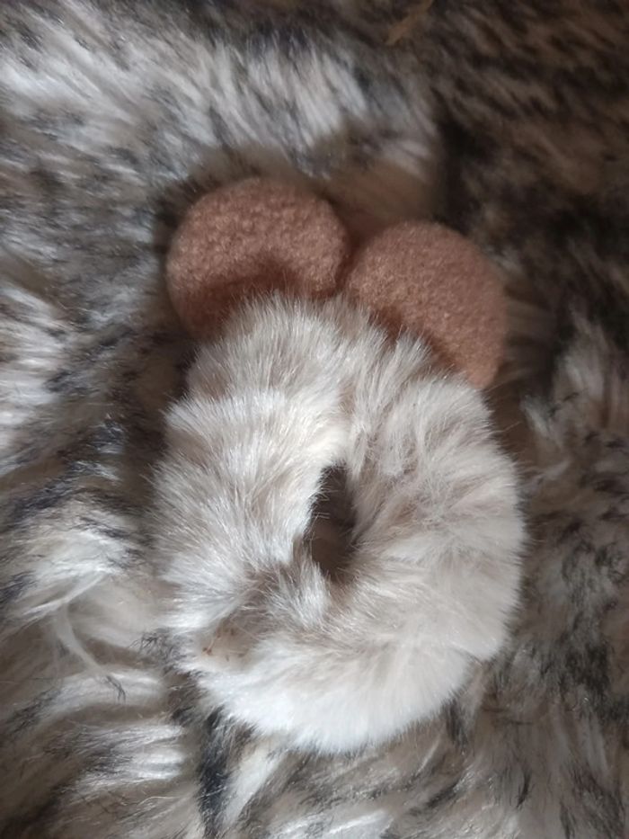 1 chouchou fausse fourrure neuf sans étiquette - photo numéro 2