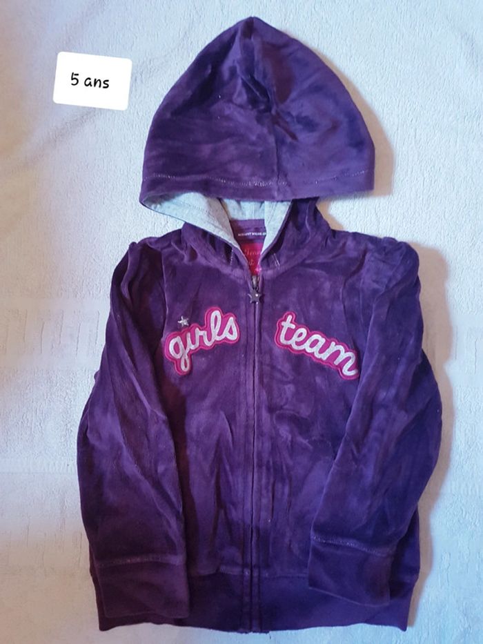 Gilet velour orchestra 5 ans