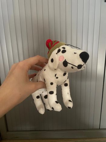 Petit chien dalmatien peluche