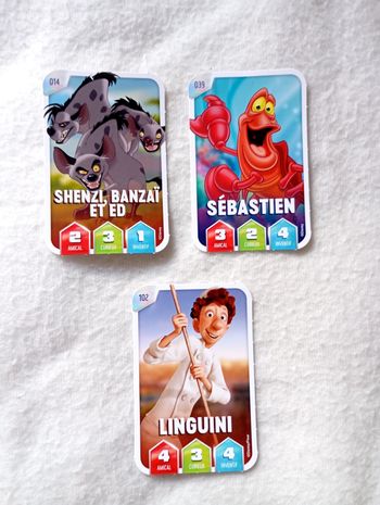 Lot de 3 cartes Disney Leclerc  2025
