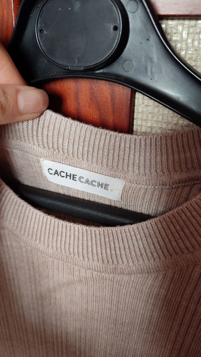 Pull moulant beige - photo numéro 3