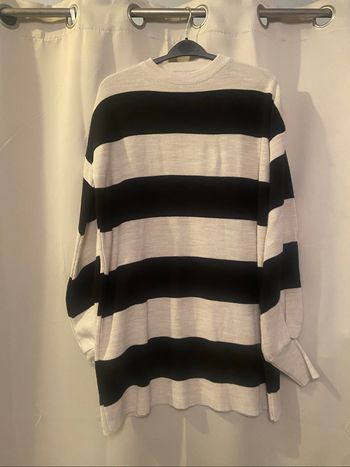 Robe pull rayée