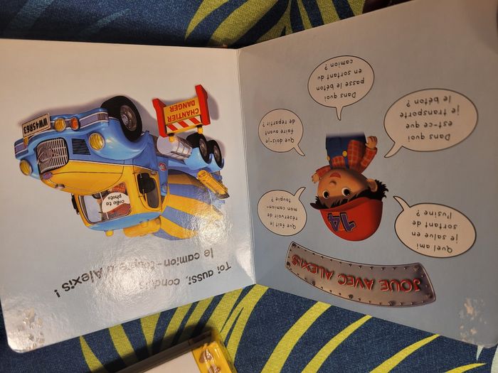 Livre p'tit mickey bricoleur et p'tit garçon camion toupie - photo numéro 10