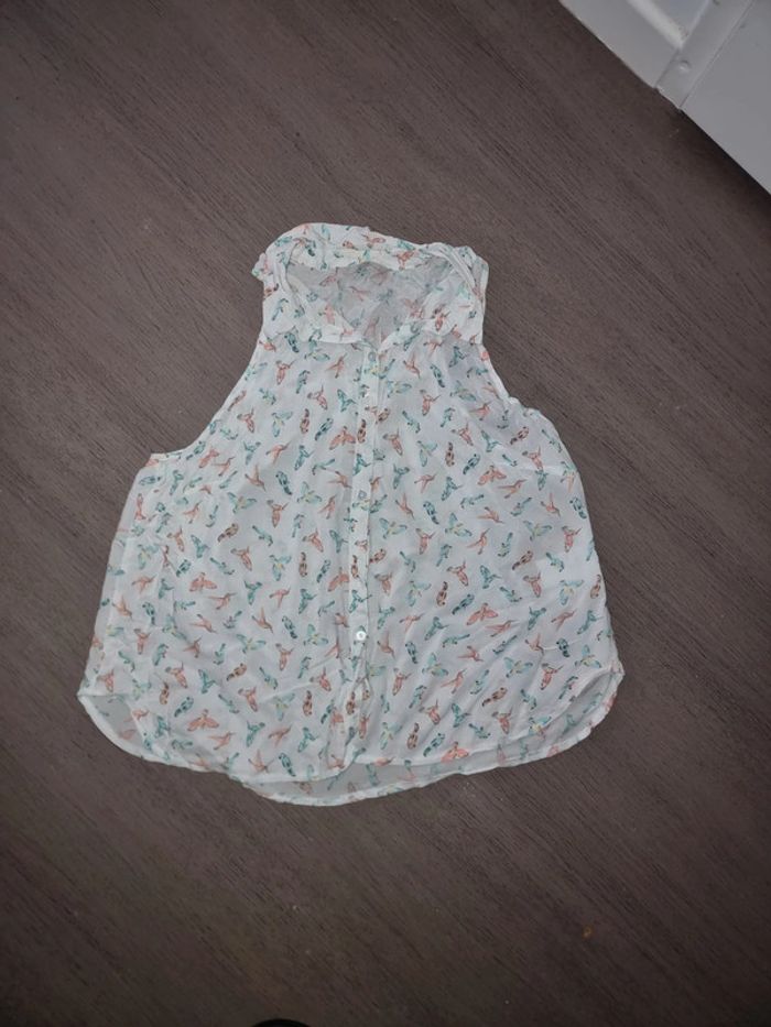 Blouse motif oiseaux - photo numéro 2
