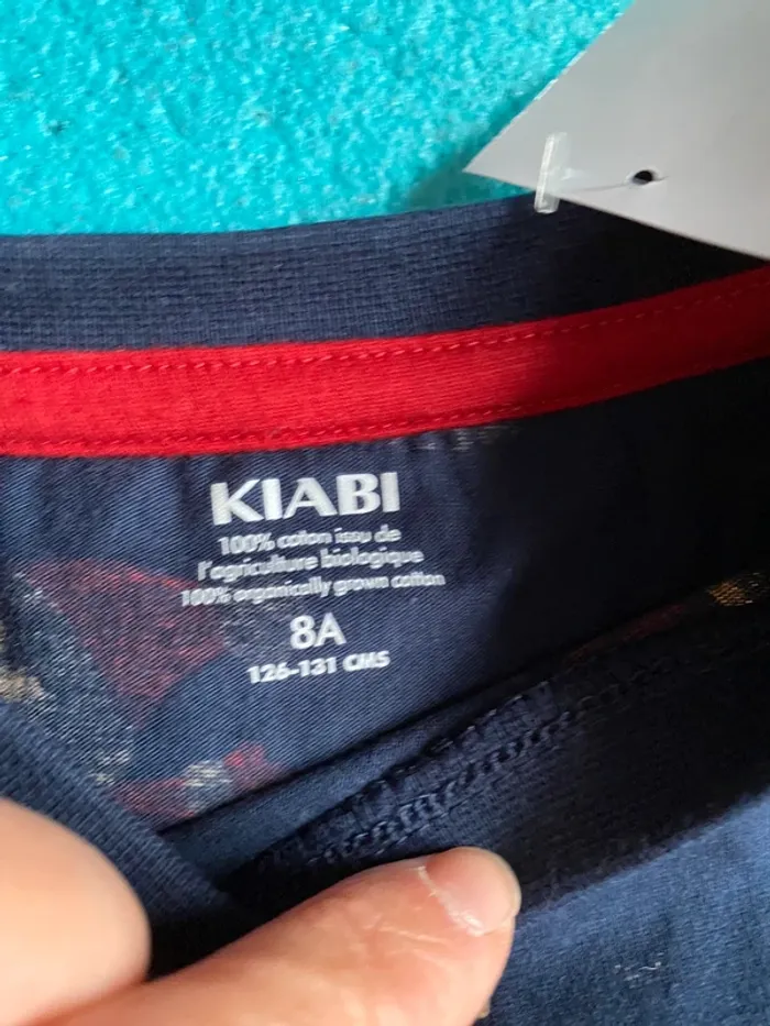 Pull fin / t-shirt manches longues Kiabi Taille 8 ans - photo numéro 2