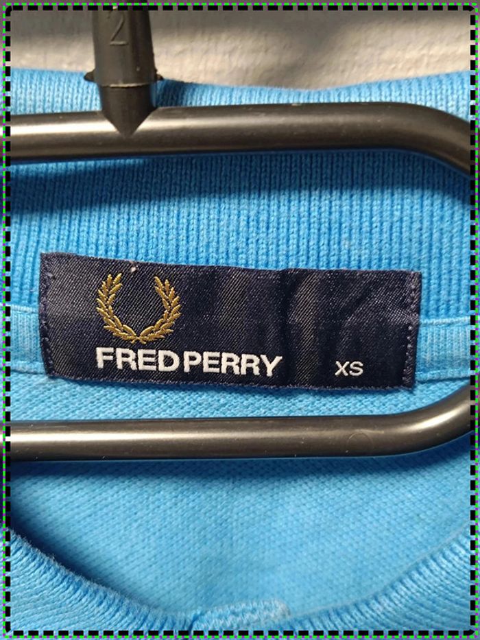 đ Polo Fred Perry bleu ciel - Taille XS - photo numĂ©ro 4