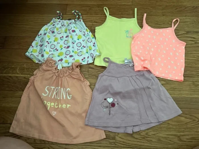 lot de 6 hauts 6 mois