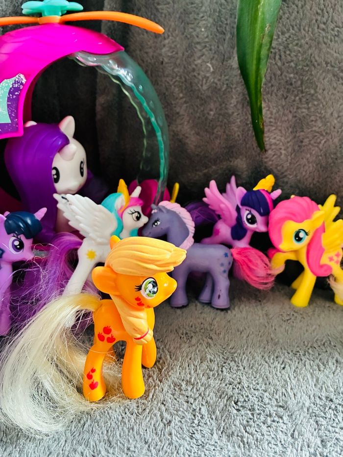 Lot mon petit poney avec hélicoptère - photo numéro 7