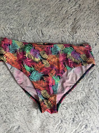 Culotte taille haute maillot de bain blanche porte taille 40