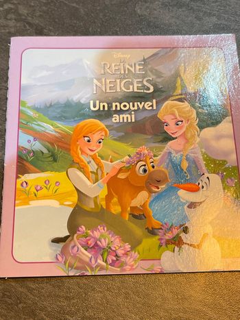 Livre jeunesse le reine des neiges un nouvel ami