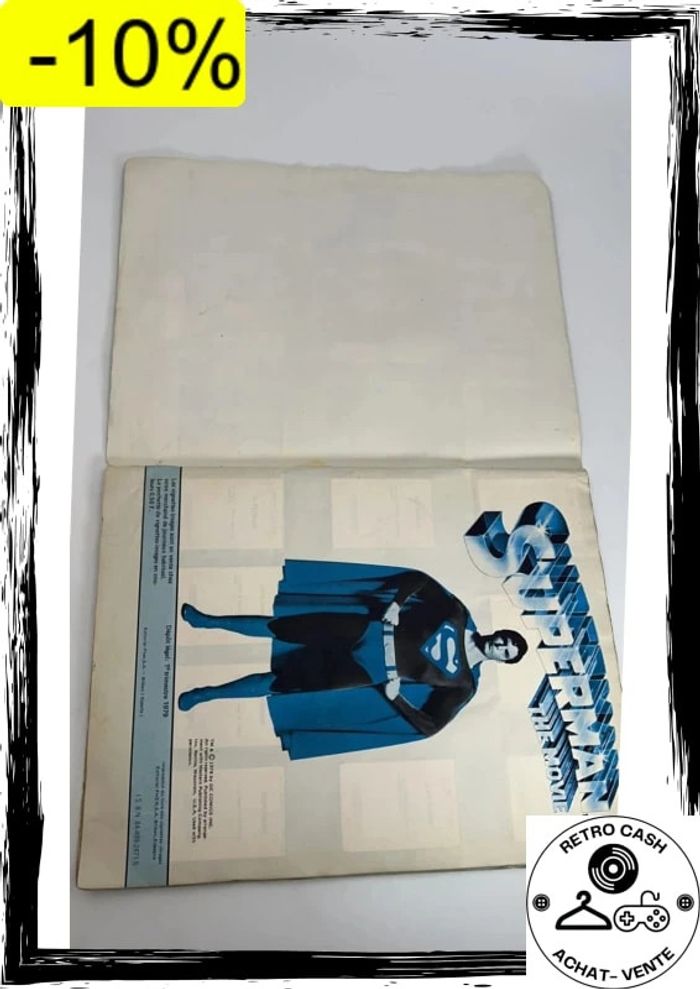 Superman The Movie - album collecteur de vignettes complet - ageducatifs - style PANINI - photo numéro 2