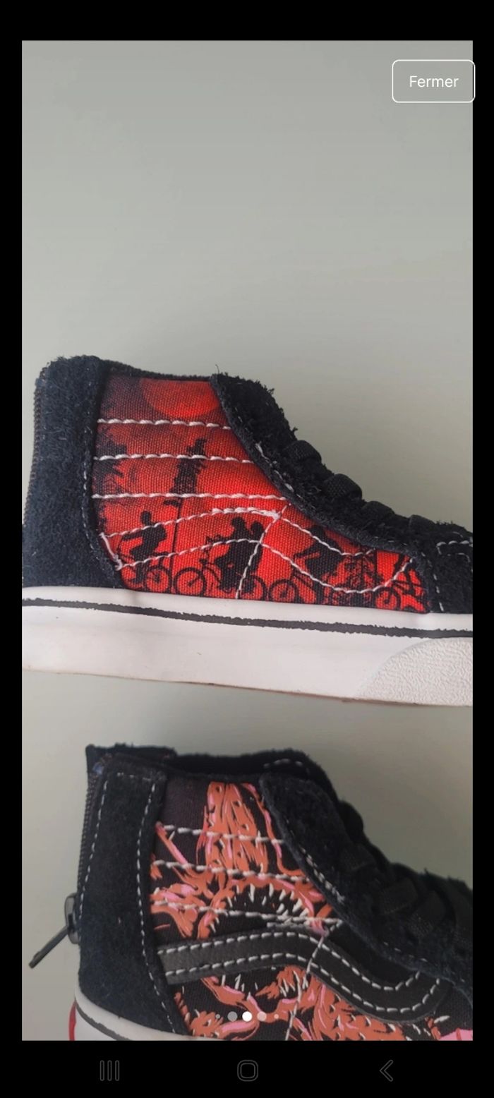 VANS Stranger  Things  22 enfants basket - photo numéro 4