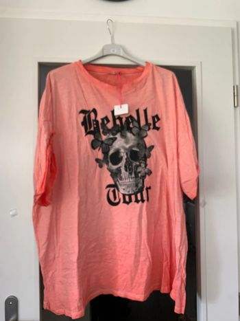 T-shirt grand taille tête de mort