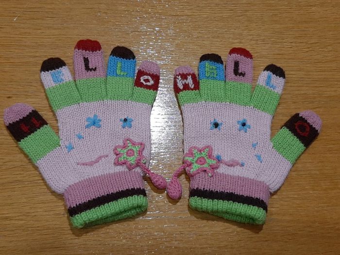 Gants fille multicolores 5-8 ans - photo numéro 3