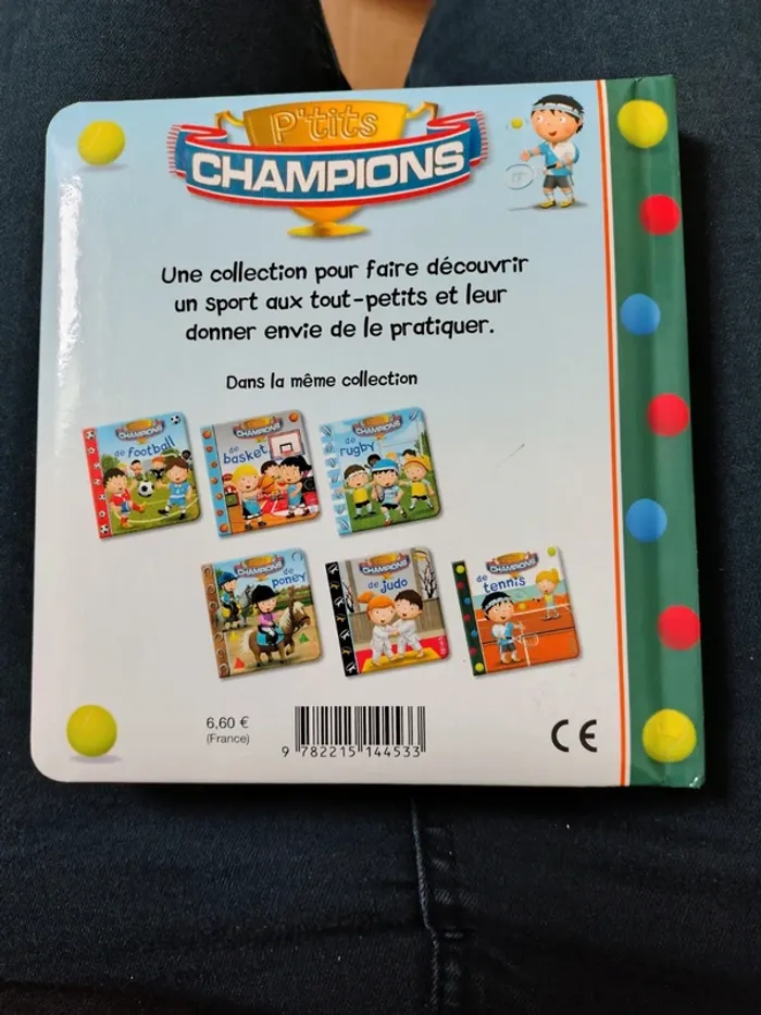 P'tits champions de tennis Fleurus parfait état comme neuf page cartonné - photo numéro 2