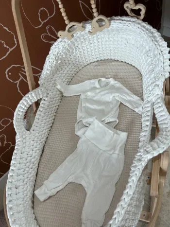 Ensemble hm 1m côtelé blanc