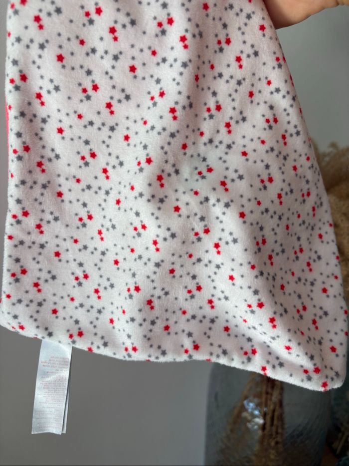 Doudou souris rosé pois étoilés très bon état - photo numéro 6