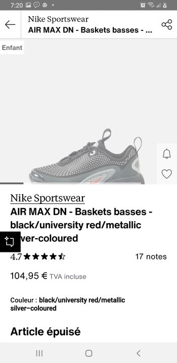 Baskets air max