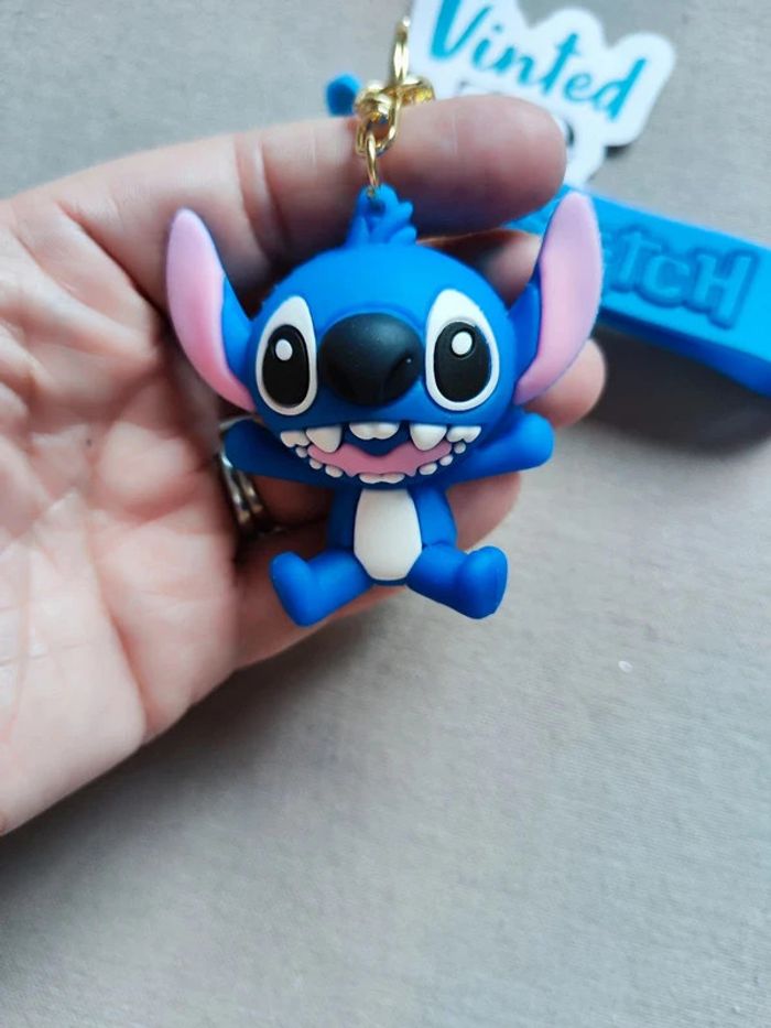 Porte clés Lilo & Stitch bleu - photo numéro 2