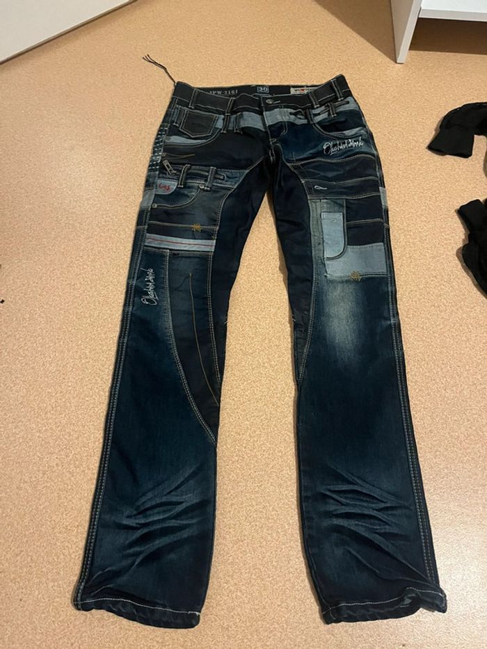 jean patchwork