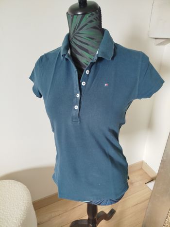 Polo bleu canard Tommy Hilfiger S